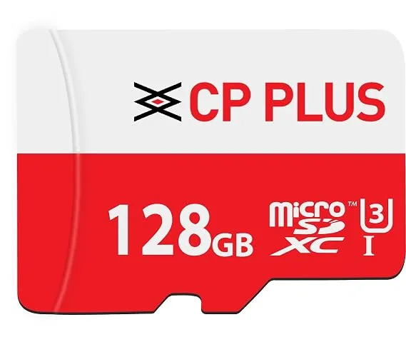 CP PLUS 128GB microSDXC Memory Card Grade UHS-3 Class 10, Up to 70 Mbps Reading & 30 Mbps Writing Speed with High Performance of Data Transfer & Lower Power Consumption for Portable Devices|