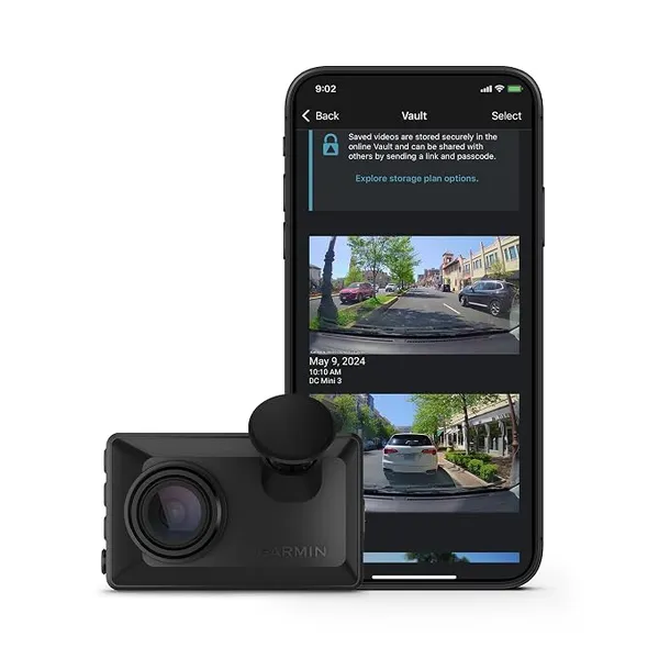 Garmin Dash Cam™ X110, Compact 1080p HD Dash Cam with a 140-degree Field of View, Built in Clarity™ Polarizer, Voice Controlled, GPS, 2.4” Display, Automatic Recording