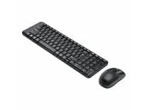 [Apay ICICI CC] Logitech MK215 Wireless Keyboard and Mouse Combo for Windows, 2.4 GHz Wireless, Compact Design, 2-Year Battery Life(Keyboard),5 Month Battery Life(Mouse) PC/Laptop- Black