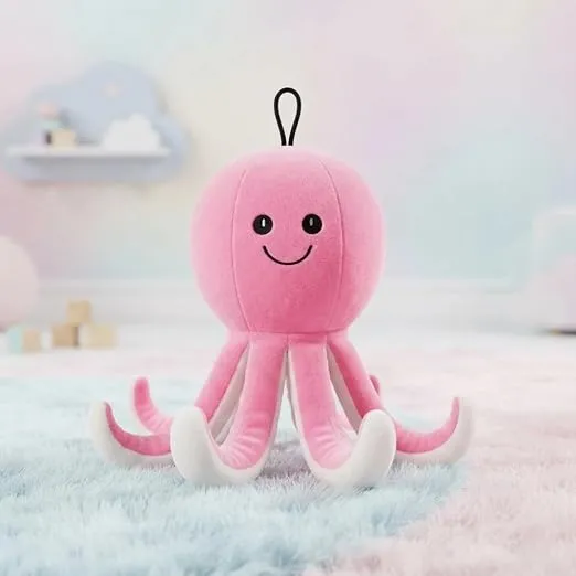 Cute Octopus Plush Toy | Tie-Dye Plush Octopus with 8 Soft Arms | Ultra Soft Cuddle Toy for Kids Boys Girls Room Décor