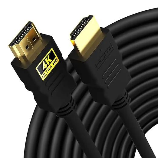 Sounce 10 Meter High-Speed HDMI Cable - Hdmi Arc Enabled | 64 Gbps | 4K 120Hz | 1080P 240Hz | Strong & Durable | Supports Up To 32 Audio Channels | Gold Plated | 10 Meter, Black (Pack of 1) Rs.379 @ Amazon