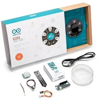 Arduino Opla IoT Kit AKX00026 | IoT Starter Kit, Smart Home Projects | Remote Controlled Lights, Home Security, Weather Monitor | Complete DIY Solution | Easy Setup