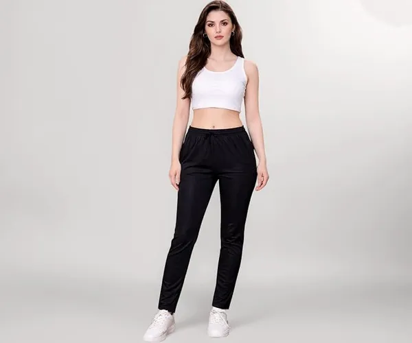 Shiv Textiles Women's Polyester Solid Trackpant (Pack of 3 Track Pant)