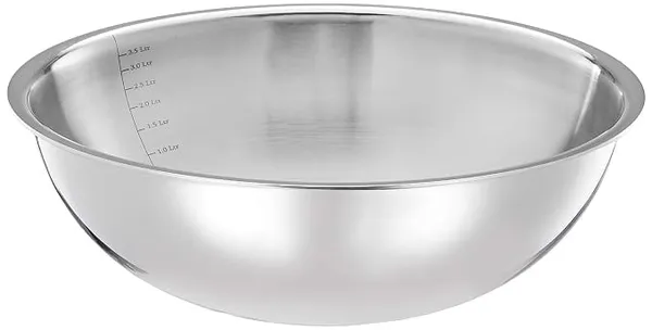 Amazon Brand - Solimo Stainless Steel Triply Tasla-Silver, 28cm