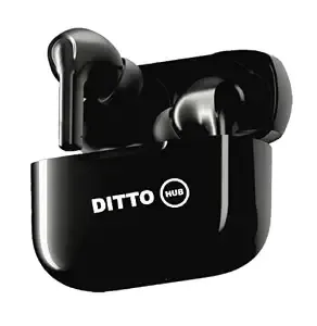 DH-1136 Wireless Earbuds, 35H Playtime, Bluetooth 5.3, Type-C Charging, Lightweight TWS with Deep Bass & Mic (Black)