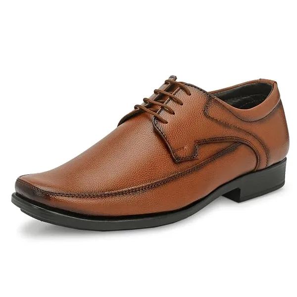 Centrino Formal Shoe for Men | Cushioned Insole | Stylish Lace-Up | Perfect for Boys & Men | Office Wear & Formal Dress (6819)
