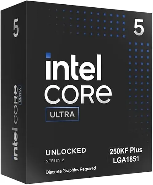 [HDFC CC] Intel® Core™ Ultra 5 Processor 250KF Plus 18 cores (6 P-cores + 12 E-cores) up to 5.3 GHz