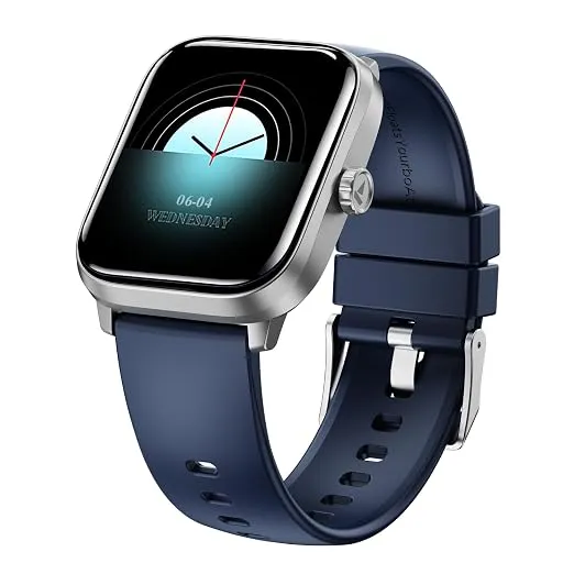 boAt Storm Blaze Smartwatch in Premium Metal Finish with Advanced BT Calling, Functional Crown, 1.83'' (4.64 cm) HD Display, IP68 Waterproof, HR, Sleep, Stress & SPO₂ Tracking, SOS (Deep Blue)