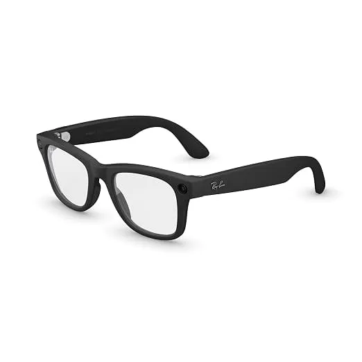 [Coupon + HDFC CC ] Meta Ray-Ban (Gen 2), Wayfarer, Matte Black | Smart AI Glasses for Men, Women — 2X Battery Life — 3K Ultra HD Resolution — 12 MP Ultra-Wide Camera, Audio, Video — Clear Lenses