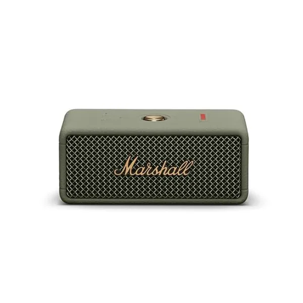 [HDFC CC] Marshall Smartchoice Emberton III Compact Portable Bluetooth Speaker with 32+ Hours of Playtime, (360° Sound), Dust & Waterproof (IP67) – Sage.
