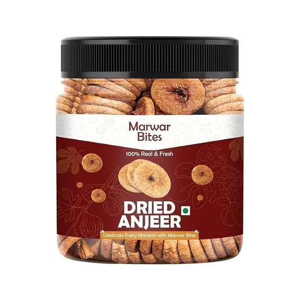 MarwarBites Premium Afghani Anjeer 1kg | Naturally Soft & Juicy Dried Figs| No Added Sugar | Rich Source Of Fiber | Low in Fat | Healthy Dry Fruit