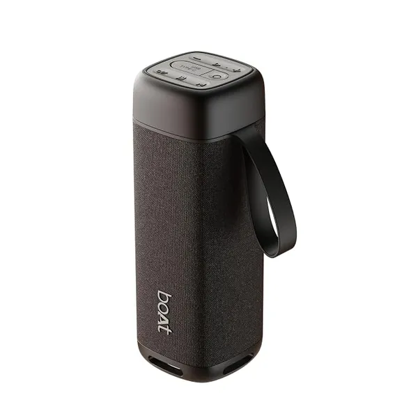 [HDFC CC] boAt 2026 Launch Stone Edge w/Bass Boost Mode, 45W Output, Up to 8 Hours Playtime, IPX5 Resistant, Type-C Charging, TWS Mode, Built-in Mic, Voice Assistant, Portable Bluetooth Speaker (Astro Black)