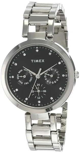 TIMEX Analog Watch for Women with Round Dial & Water Resistant Women's Wrist Watches