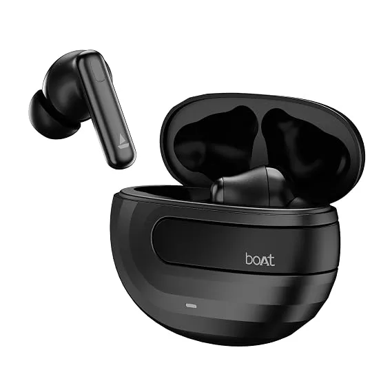 [HDFC CC] boAt 2026 Launch Airdopes Prime 702 ANC, (~48dB) Hybrid Noise Cancellation, Immersive Spatial Audio, 50 Hrs Playback, 12mm Drivers, AI-ENx™, Multipoint Connectivity TWS Earbuds with mic (Cosmic Black)