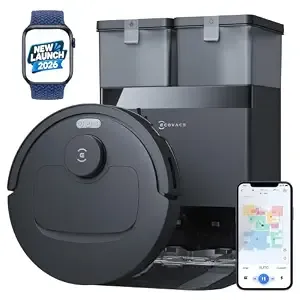 [HDFC CC] ECOVACS Deebot T30e Omni 2 in 1 Robot Vacuum Cleaner & Mop, 2026 New Launch 25000 Pa Suction, Self-Empty & Self Wash Omni-Station, ZeroTangle 3.0, Hot Air-Drying, Auto-Lift Mop, 300 Min Runtime