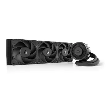 [Apay ICICI CC] ARCTIC Liquid Freezer III Pro 360 - AIO CPU Cooler, 3 x 120 mm Water Cooling, 38 mm Radiator, PWM Pump, VRM Fan, AMD AM5/AM4, Intel LGA1851/1700 Contact Frame - Black