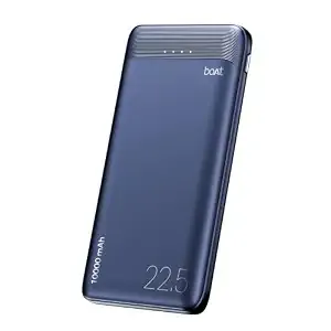 boAt EnergyShroom PB300 Neo 10000mAh Power Bank with 22.5W Fast Charging, 3X Output Ports, Supports Android, iPhone, Tablets, Earbuds (Electric Blue)