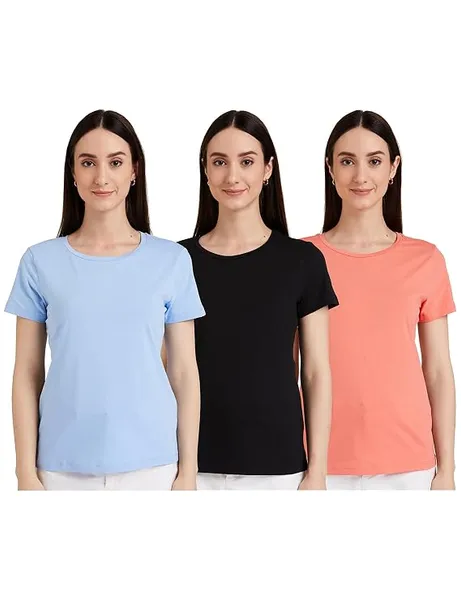 Amazon Brand - Symbol Women's Cotton Stretch Regular Fit Round Neck Sleeveless T-Shirt (Available in Plus Sizes)