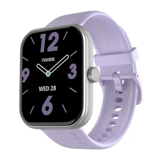 Noise New Launch ColorFit Pulse Air Smartwatch with BT Calling, 1.85" TFT Display, Lightweight 45g Design, Heart Rate & Step Tracking, Multi-Sport Modes, Find My Phone, Water Resistant (Soft Lavender)