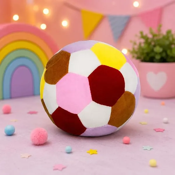GOLDENHUB TOYS Polyester Golden Hub Teddy Football 63cm Cute, Plush/Soft Toy for Boys, Girls and Kids, Super-Soft, Safe, Great Birthday Gift (63 cm,Multi)