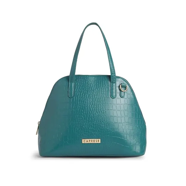 Caprese Basil Small Satchel Bag for Women with Adjustable & Detachable Strap | Versatile Shoulder, Crossbody & Handheld Bag for Work, Travel, and Everyday Use, Spacious with Multiple Compartments