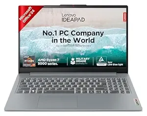 [Coupon + HDFC CC ] Lenovo IdeaPad Slim 3 Ryzen 7 5825U 15.6" (39.6cm) FHD Thin and Light Laptop (16GB RAM/512GB SSD/Integrated AMD Radeon Graphics/Windows 11/ Office 2024/Grey/1.6Kg), 82XM01CBIN