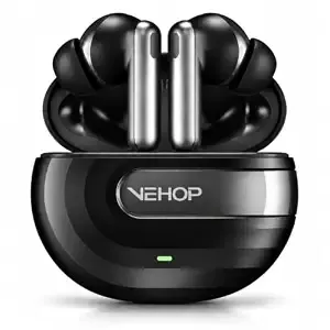Prime 700 TWS Wireless Earbuds with 50 Hours Playtime, 45ms Low Latency Gaming, IPX5 Water Resistant, ENC HD Calling, Touch Control, Voice Assistant, Type C Fast Charging, Ergonomic Fit. Black