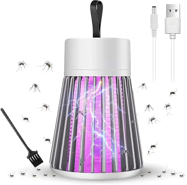 Mosquito Killer Lamp for Home with Electric Night Light USB || Night Lamp Light Duel Option || Bug Zapper Machine || Fly Catcher Night Lamp Light Duel Option