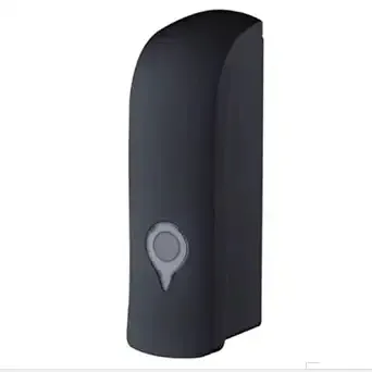 AIR O MATIC ABS Liquid Soap Dispenser 350ml for Bathroom & Kitchen, Wall Mounted Hand Wash & Sanitizer Dispenser – Black
