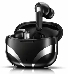 Shine Truly Wireless Earbuds TWS | ~32dB ANC & Transparency Mode | Upto 40Hrs Playtime | Bluetooth V5.4 | Quad Mics with AI-ENC | 40ms Low Latency Gaming | Breathing LED Lights (Black)