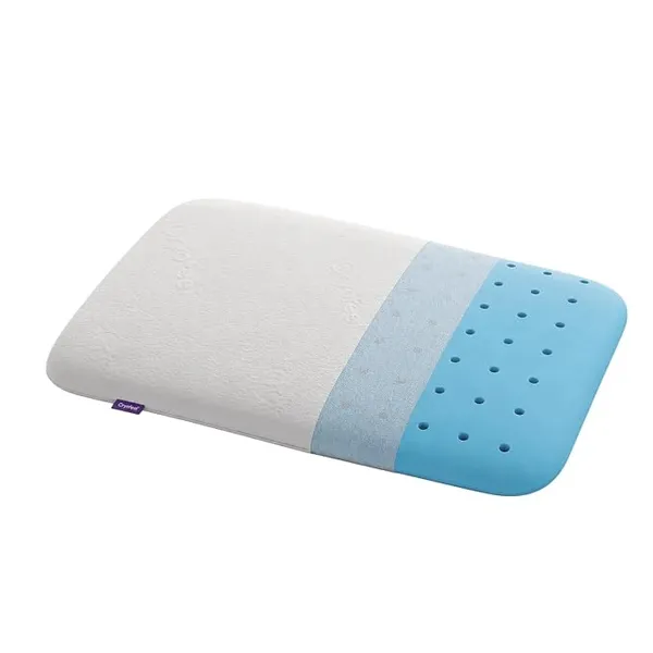 Orthopedic Memory Foam Pillow for Neck & Spine Support | Cooling Gel Layer | Design for Stomach & Back Sleepers | Ergonomic Cervical Pillow | Breathable & Washable Cover (Pack of 4)
