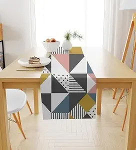 STITCHNEST Printed Polycotton Table Runner for Dining Table & Home Décor Pack of 1, ( Size 13 x 60 Inches )