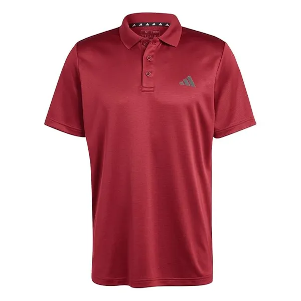 adidas Men's Polyester Geometric Regular Fit Polo Shirt