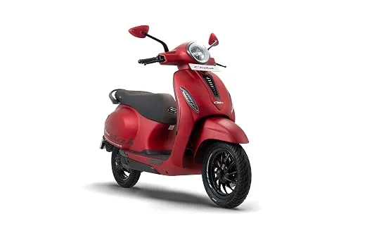 [ICICI/Axis CC] Chetak C3501 by Bajaj Auto High Speed Electric Scooter with charger - Matte Scarlet Red - Ex-Showroom