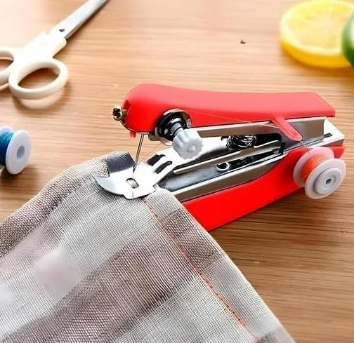 VAAYU Handy Stitch Mini Sewing Machine | Portable Handheld Silai Machine for Quick Stitching & Clothes Repair | Lightweight Stapler Style Sewing Tool for Home & Travel Use