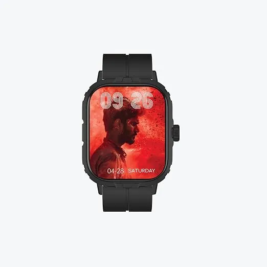 JUST CORSECA Sprint Smartwatch Black dial with Blue Strap & Accessories
