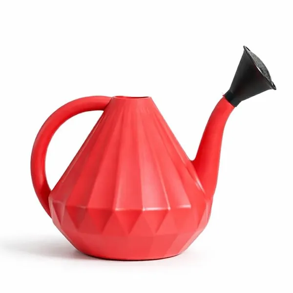 UGAOO 5L Watering Can for Plants | Water Can with Long Spout & Shower Head | Watering Can for Home Gardens, Offices, Balconies & Kitchen Gardens - Red