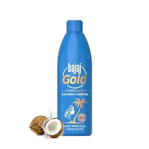 Bajaj Gold Coconut Hair Oil, Enriched With Vitamin E, 300ml