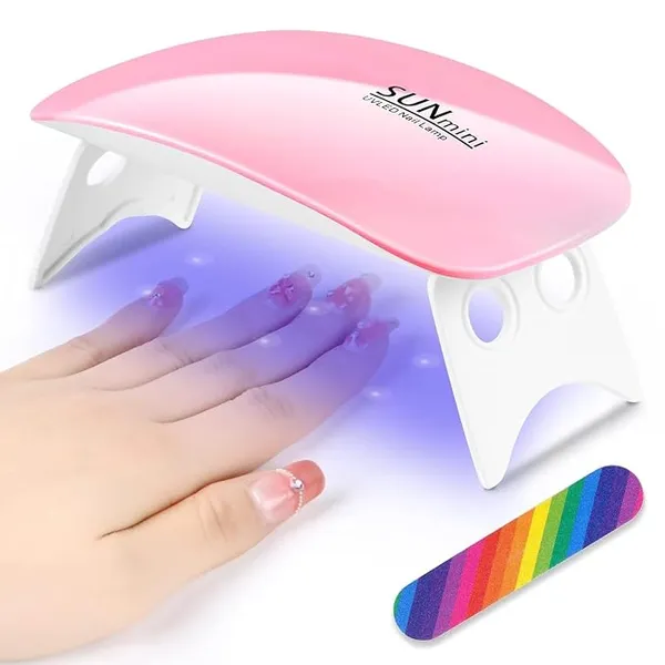 COSTICA Mini Portable 6W UV LED Gel Nail Dryer, Curing Lamp, Professional Nail Art Tool for All Gel Polish, Mother's Gifts