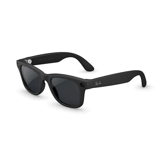 [ICICI/Axis CC EMI ] Meta Ray-Ban (Gen 2), Wayfarer Large, Matte Black | Smart AI Glasses for Men, Women — 2X Battery Life — 3K Ultra HD Resolution — 12 MP Ultra-Wide Camera, Audio, Video — Transitions® Grey Lenses