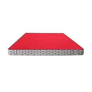 Stylista Waterproof Bedsheet/Mattress Protector Size WxL 72x72 inches DoubleBed/King Size Polyester Red
