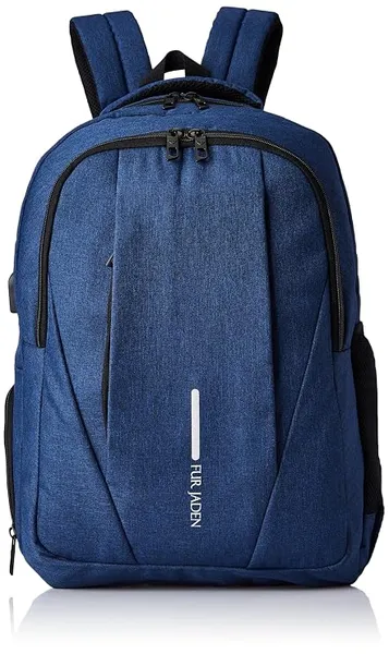 FUR JADEN Laptop Backpack With 15.6 Inch Laptop Compartment | Water Resistant For College School Work for Men & Women