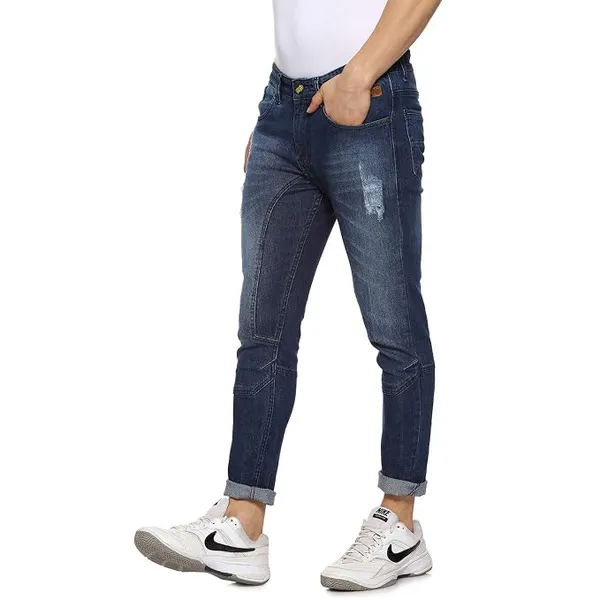 Campus Sutra Men's Mid Rise Slim Fit Jeans