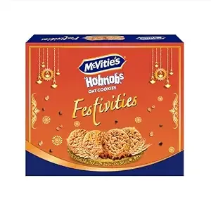 McVitie's Hobnobs Oat Biscuits Festive Edition – 375g