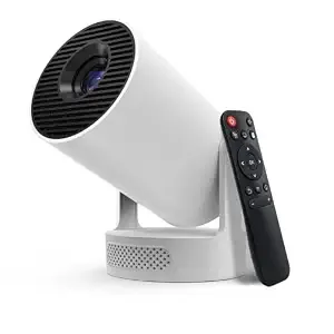 Mini Projector with WIFI 6 and Bluetooth 5.4, 4K Support Portable Projector