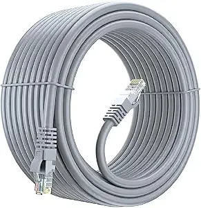 Sadow Cat6 High Speed Ethernet Cable, 5 Meter 550MHZ / 10Gigabit Speed UTP LAN Cable, Network Cable Internet Lan Cable RJ45 Wire, Patch Cord Gigabit Category 6 Wires for Gaming ,Modem, Router-Grey