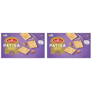 Haldiram's Patisa, 400g, Indian Sweets Diwali Gift Pack (Pack of 2)