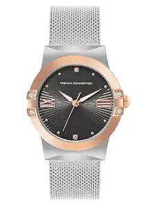 French Connection Chic Black Round Dial Women's Watch - FCU1BSM