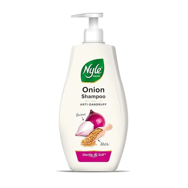 Nyle Anti Dandruff Shampoo with Onion & Fenugreek | Dandruff Control | 400ml