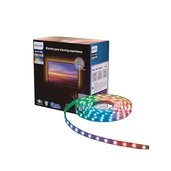 PHILIPS 5-Meter LED Strip Light With Driver | 60 LED Per Meter Strip Light For Ceiling | Wattage : 25W, Colour : Warm White | Pack of 1